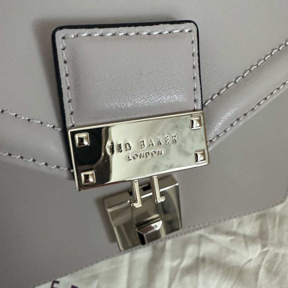 Ted Baker Grey Satchel with Crossbody Strap - Picture 3 of 12
